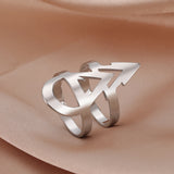 Men's And Women's Stainless Steel Arrow Shaped Rings – Gifts for Her — 5
