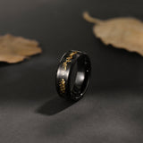 Wide Face Tungsten Steel Ring – Stylish Gifts — 5