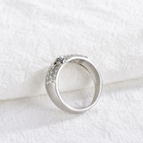 White AAA Zircone Women's Ring – Gifts for Her — 5