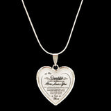 Necklace To my Daughter lovedad Peach Heart Alloy – Jewelry Gift Ideas — 6