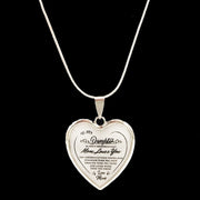 Necklace To my Daughter lovedad Peach Heart Alloy – Jewelry Gift Ideas — 6