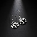 Fashion Simple Tree Of Life Pendant Earrings – Stylish Gifts — 2