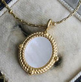 Titanium Steel Shell Embossed Necklace – Jewelry Gift Ideas — 1