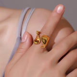 Solid geometry lady ring – Unique Gift Ideas — 1