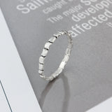 Fine bamboo forefinger sterling silver ring – Meaningful Gifts — 4