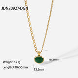 Stone Round Pendant Simple And Colorfast – Jewelry Gift Ideas — 4