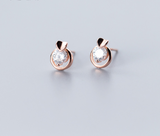 Circle love diamonds and small earrings – Gifts for Couples — 7