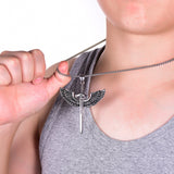 Men's Titanium Steel Cross Necklace Pendant – Jewelry Gift Ideas — 2