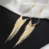 Bohemian Ethnic Diamond Tassel Earrings – Holiday Gift Ideas — 1