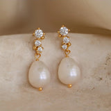 Pearl Copper-plated Gold Micro Inlaid Zircon Women's – Stylish Gifts — 5