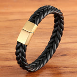 Leather Rope Hand Woven Bracelet Neutral – Jewelry Gift Ideas — 5