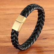 Leather Rope Hand Woven Bracelet Neutral – Jewelry Gift Ideas — 5