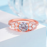 Princess Ring Silver Anti-real Diamond Ring Inlaid – Small Gift Ideas — 2