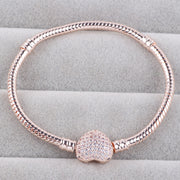 Alloy diamond pendant zircon snake bone chain – Jewelry Gift Ideas — 1