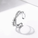 Sterling Silver Ring Fashion Creative Geometric Type – Stylish Gifts — 1