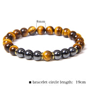 Tiger Eye Stone Bracelet Natural Stone Bracelet – Jewelry Gift Ideas — 7