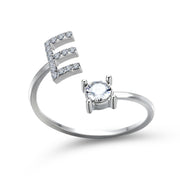 Design Adjustable 26 Initial Letter Ring Fashion – Stylish Gifts — 6