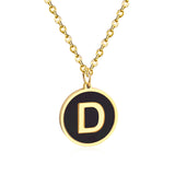 Golden English alphabet pendant – Jewelry Gift Ideas — 2