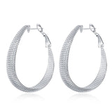 Fashion Creative Frosted Face Large Hoop Earrings – Stylish Gifts — 1
