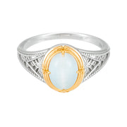S925 Synthetic Cat's Eye Ring Female – Gifts for Her — 4