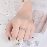 Love Rumei Ring Women's Plating Platinum Diamond – Gifts for Her — 4