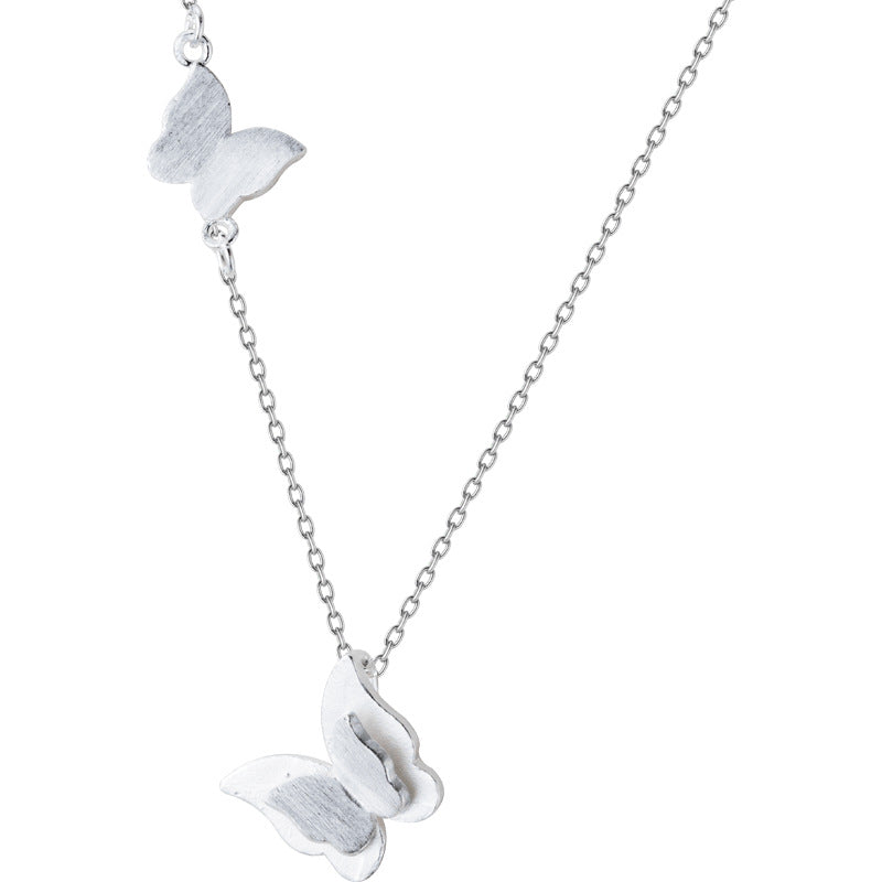 Butterfly necklace short clavicle chain – Jewelry Gift Ideas — 1