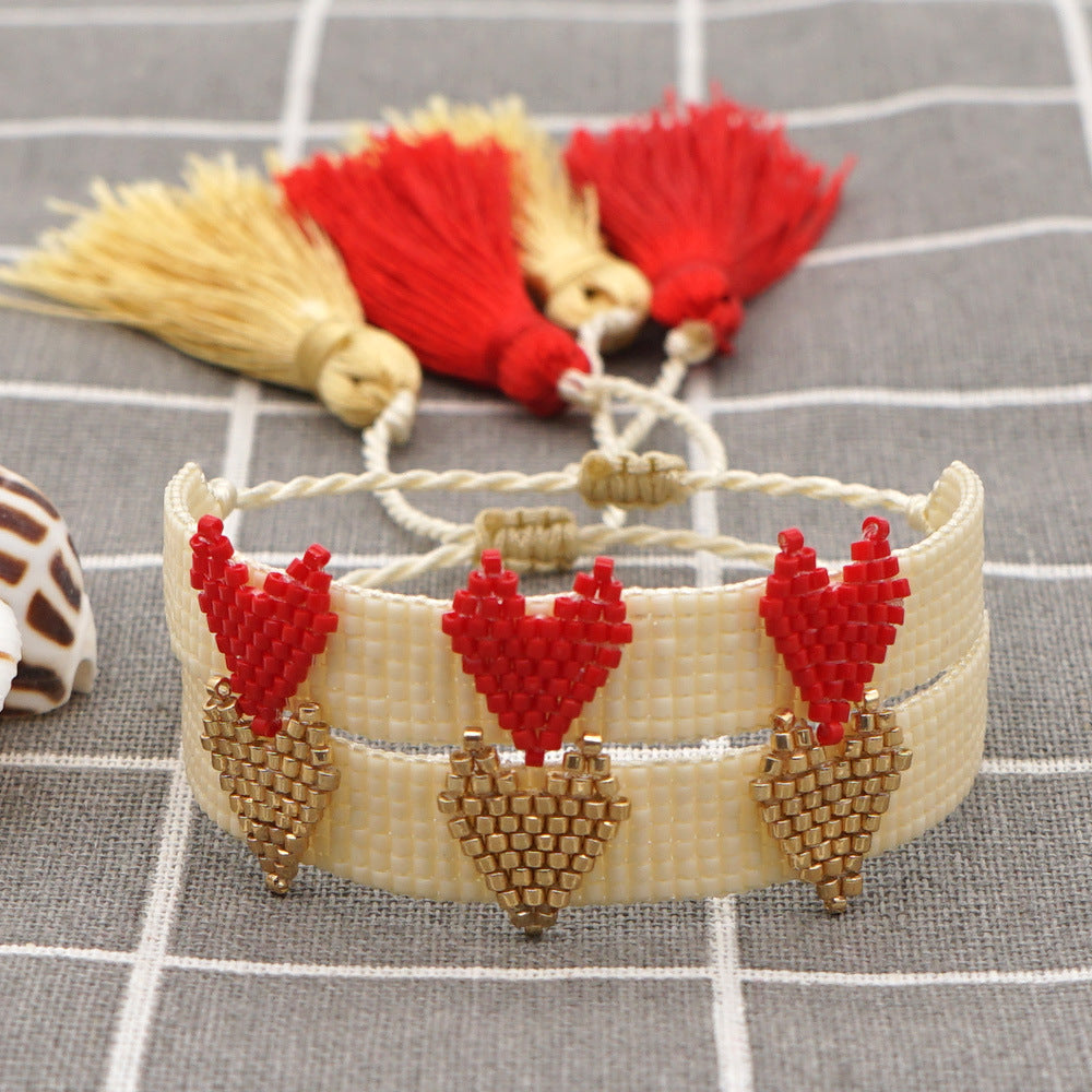 Miyuki Rice Beads Bracelet Women Retro Bohemian Ethnic – Stylish Gifts — 1