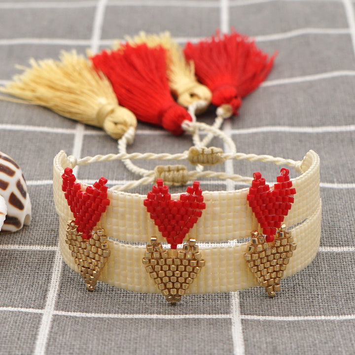 Miyuki Rice Beads Bracelet Women Retro Bohemian Ethnic – Stylish Gifts — 1