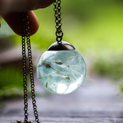 Resin dandelion flower pendant – Jewelry Gift Ideas — 3