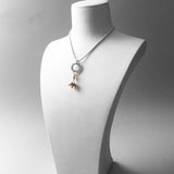 Rose Gold Piggy Pendant With 925 Sterling Silver – Jewelry Gift Ideas — 5