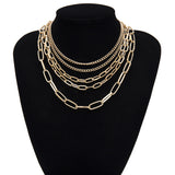 Punk multilayer necklace – Jewelry Gift Ideas — 2