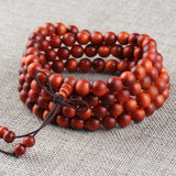 Natural Wood Bracelet 108 Buddha Beads Necklace – Jewelry Gift Ideas — 1