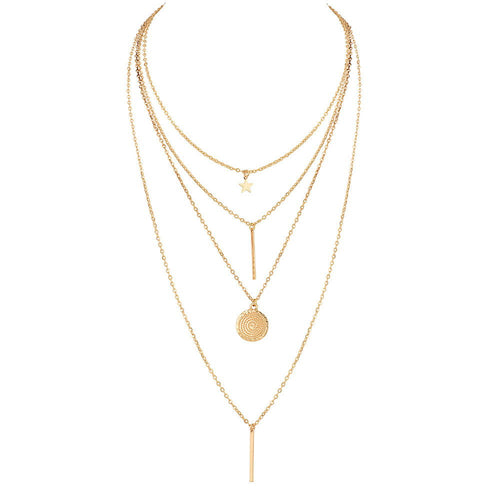 Boho Vintage Multi-layer Pendant Necklace – Jewelry Gift Ideas — 2