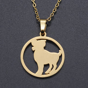 Titanium Steel Constellation Symbol Necklace – Jewelry Gift Ideas — 12