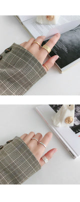 Gold & Silver Color irregular Ring – Meaningful Gifts — 3