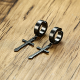 Titanium steel male pierced earrings – Gifts for Him — 4