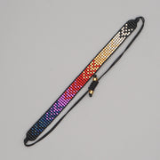 Antique Rice Bead Woven Illusion Geometric – Jewelry Gift Ideas — 2