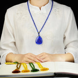 Glass pendant Buddha statue – Jewelry Gift Ideas — 1