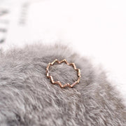 Japanese and Korean simple wave ring – Practical Gifts — 1