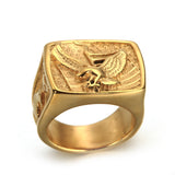 Vintage Stainless Steel Accessories, Eagle Ring – Stylish Gifts — 1