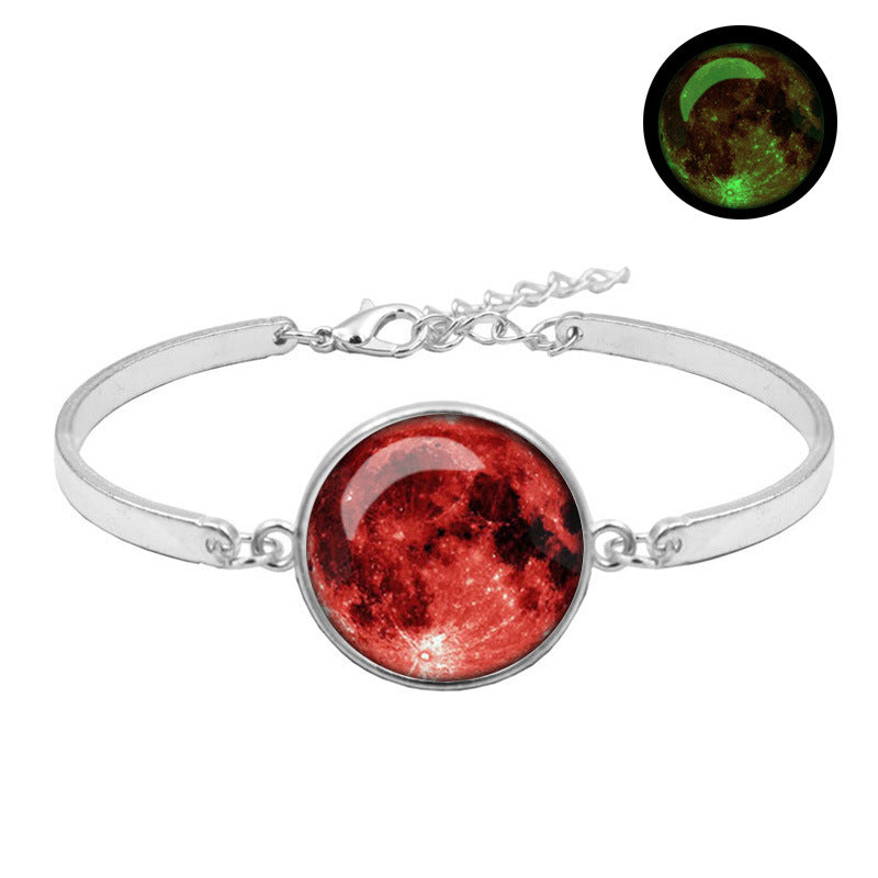 Galaxy Moon Time Gemstone Luminous Bracelet – Jewelry Gift Ideas — 1