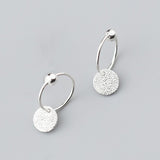 S925 silver round earrings – Stylish Gifts — 3