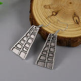 Vintage Distressed Trapezoid Plaid Pendant – Jewelry Gift Ideas — 2