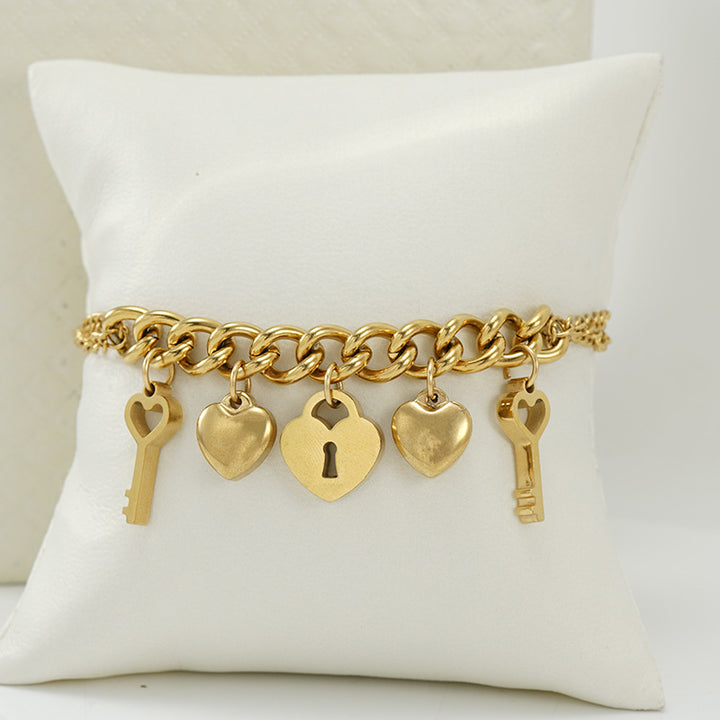 Stainless Steel Heart Bracelet Female Lucky Tree – Jewelry Gift Ideas — 1