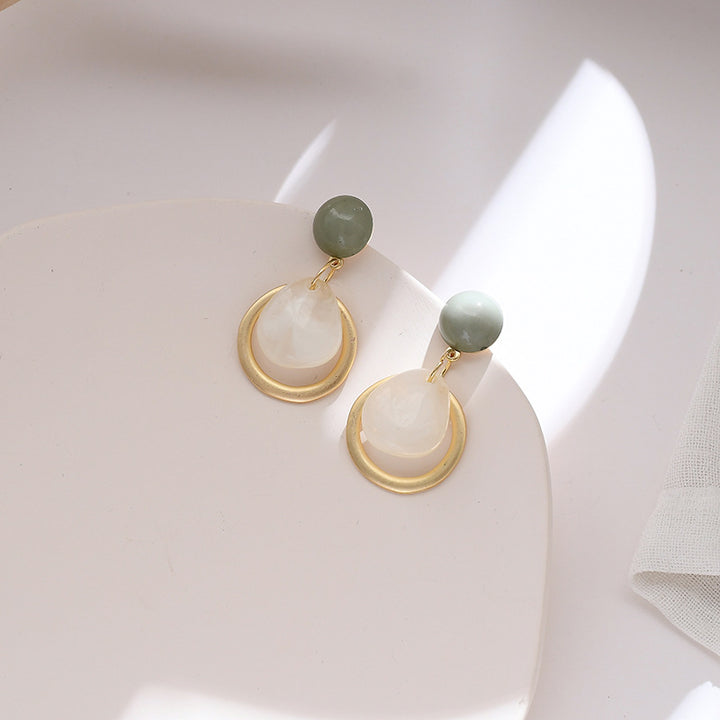 Fashion Simple French Morandi Earrings Femininity – Stylish Gifts — 1