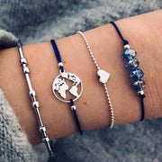 Bead Chain Bracelet Set Anklet – Jewelry Gift Ideas — 15