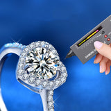 Moissanite Live Heart Diamond Ring – Small Gift Ideas — 2