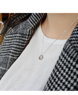 Geometric ring short clavicle necklace – Jewelry Gift Ideas — 9