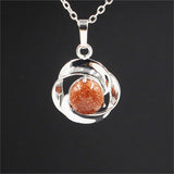 Natural Crystal Small Flower Pendant Necklace – Jewelry Gift Ideas — 2