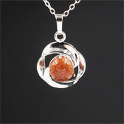 Natural Crystal Small Flower Pendant Necklace – Jewelry Gift Ideas — 2